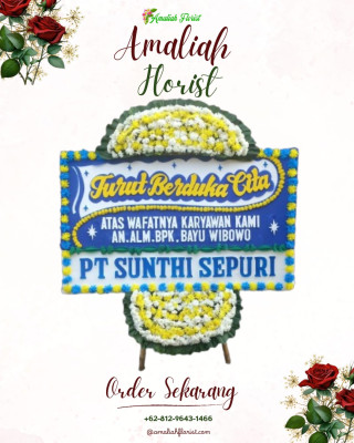 Papan Bunga Duka di Simasom