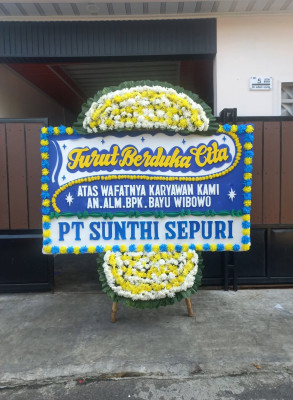 Papan Bunga Duka di Simasom