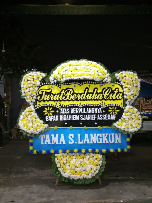 Papan Bunga Duka di Simasom